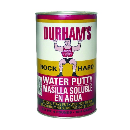 DURHAM MFG Durhams Natural Cream Water Putty 64 oz 4LB